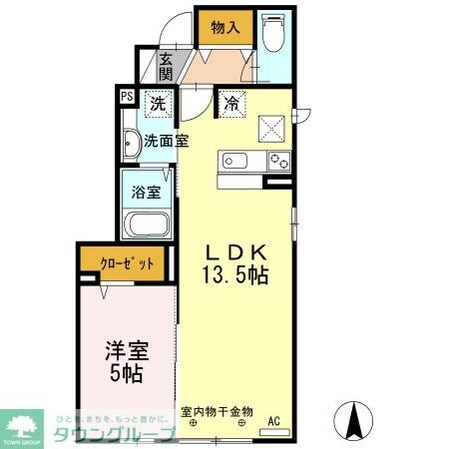 ヴィラ アカシアの物件間取画像